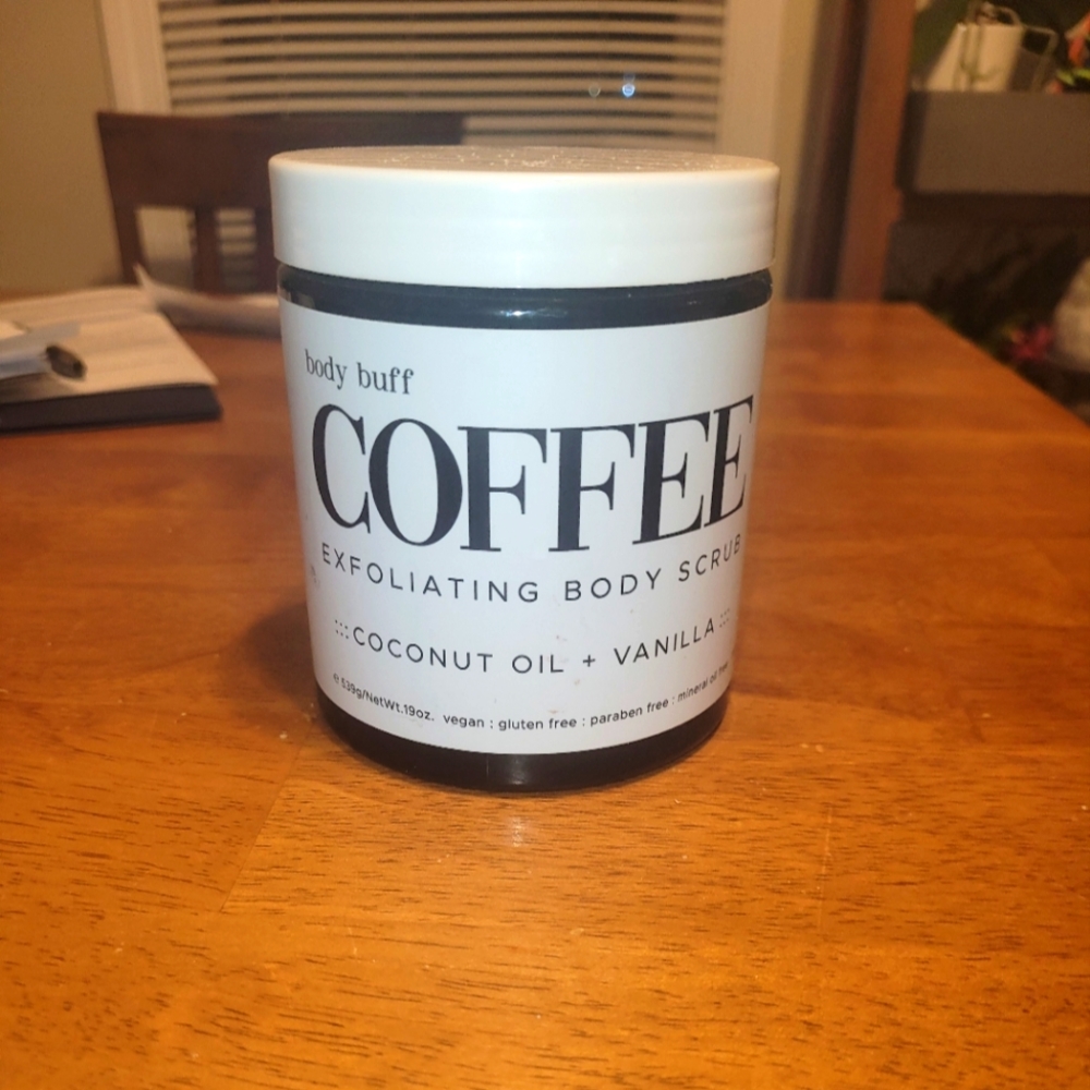 Body buff coffee exfoliating body scrub